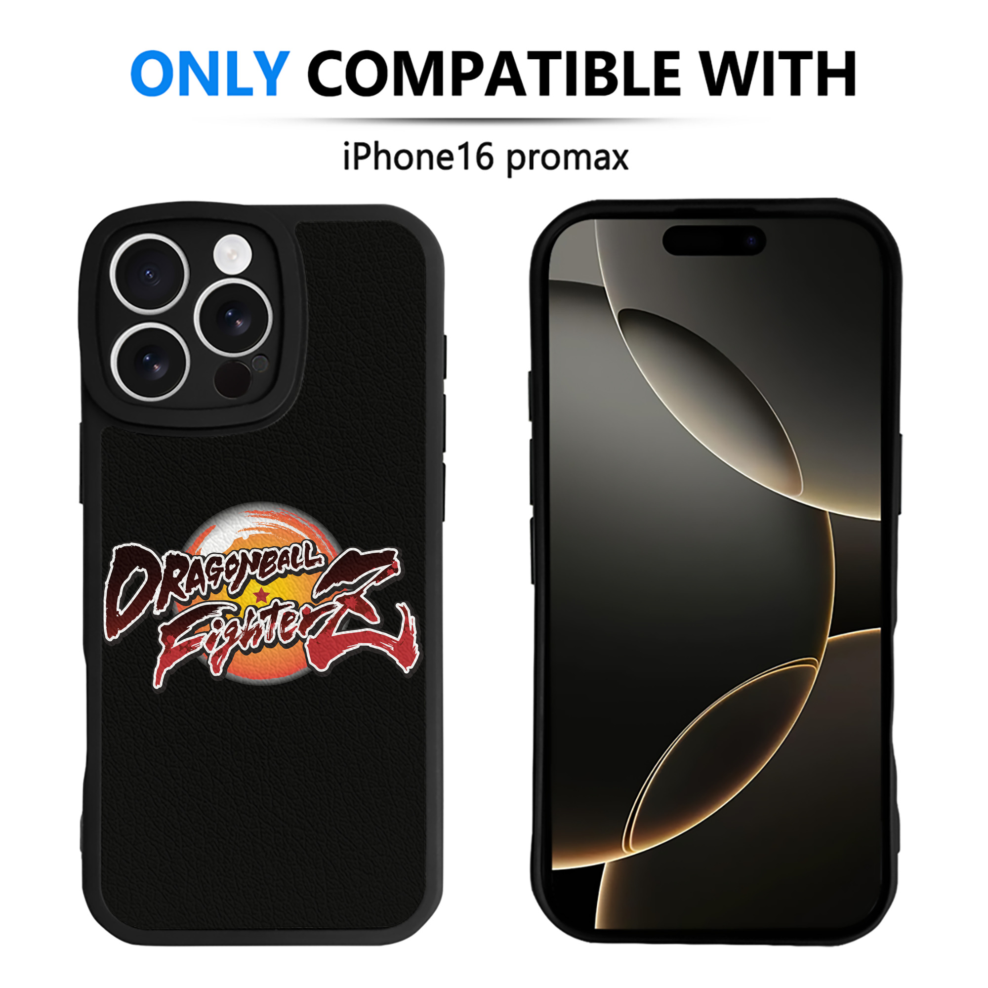 （画像用） ドラゴンボール DRAGON BALL 【iPhone 16シリーズ対応】シリコンスマホケース（レザー調） 材質：シリコン